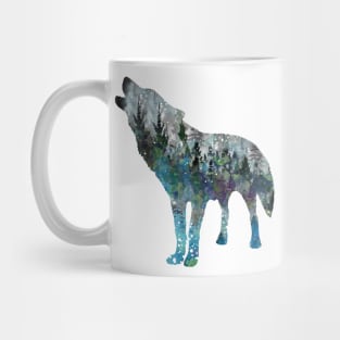 Howling wolf Mug